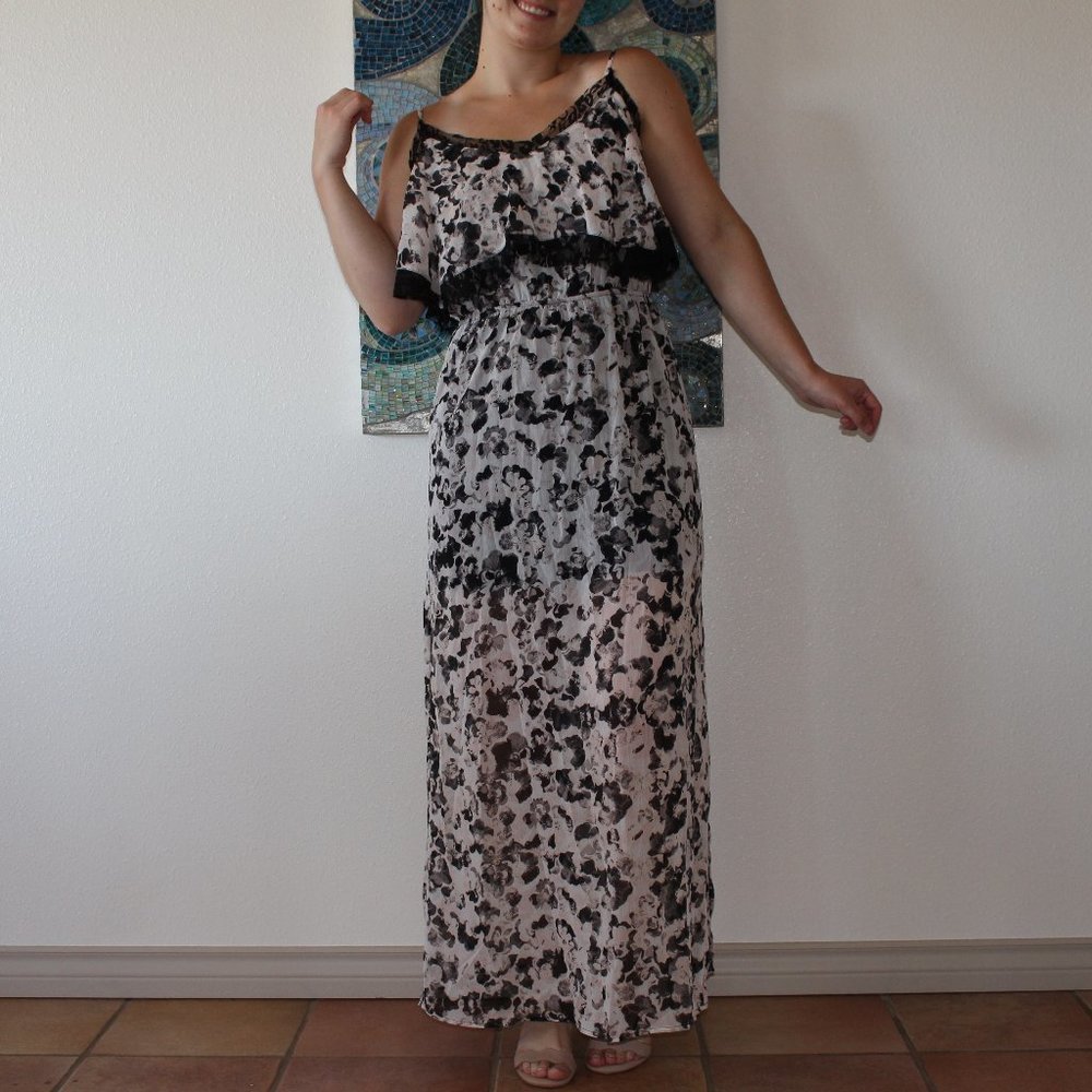 floral print maxi dress